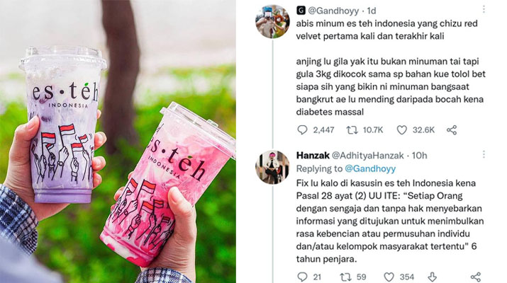 Viral kasus es teh indonesia